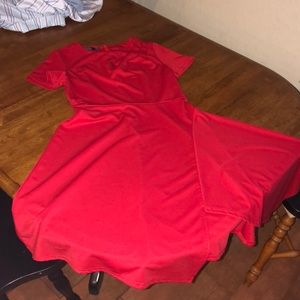 Red dress perfect condition never been worn.